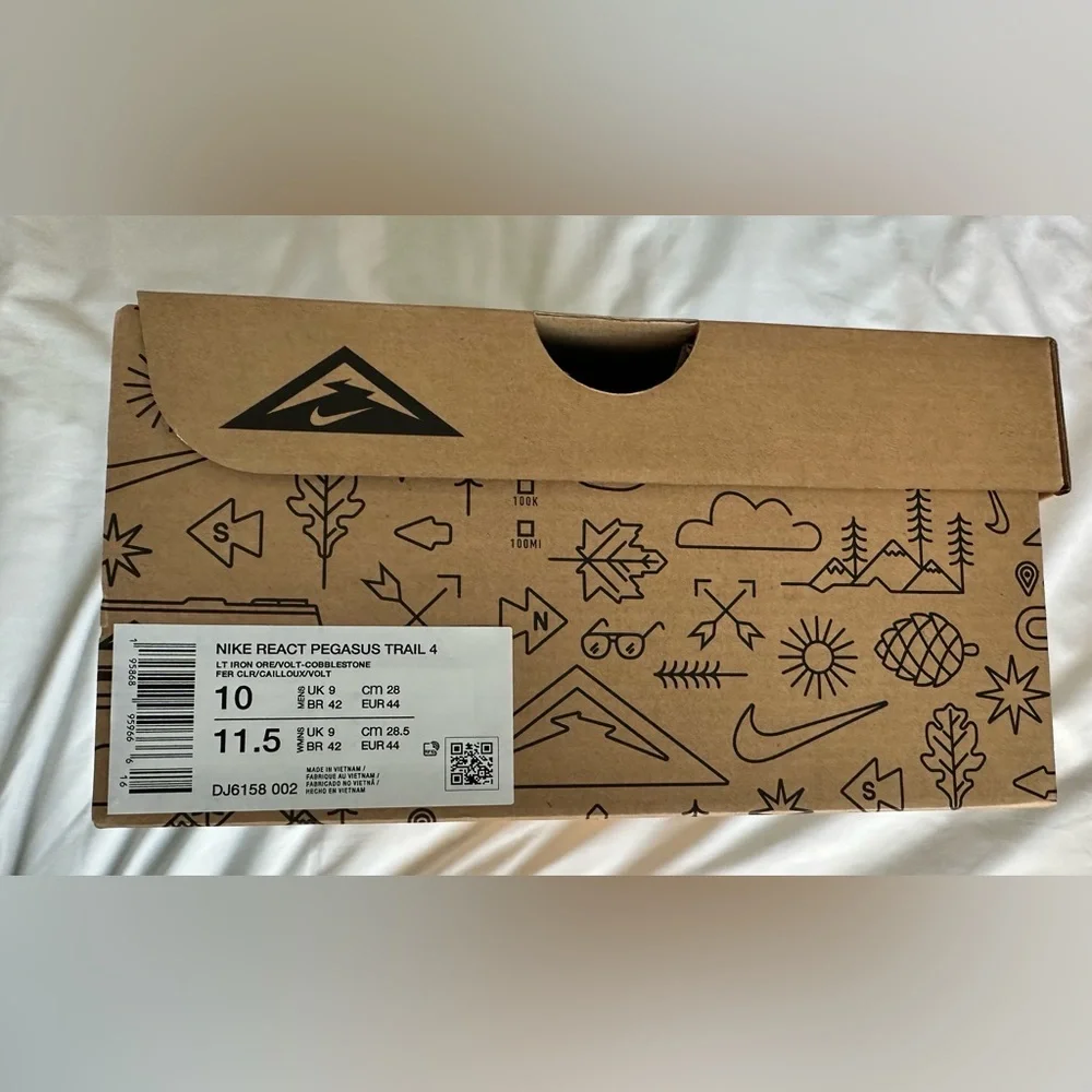 New Nike Pegasus Trail 4 Light Iron Men's Trail Running Shoe - Picture 3 of 6